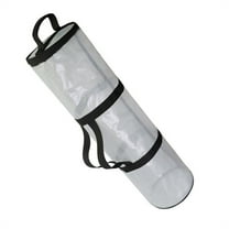 AJKSFHIU Christmas Wrapping Paper Organizer Storage,Gift Wrapping Paper Storage Containers,Clear Pvc with Durable Gift Wrap Paper Holder,Wrapping Paper Storage Bag,Gift Wrap Organizer