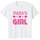 thumbnail image 1 of Papa'S girl Print 100% Cotton Girl T-shirt, 1 of 6