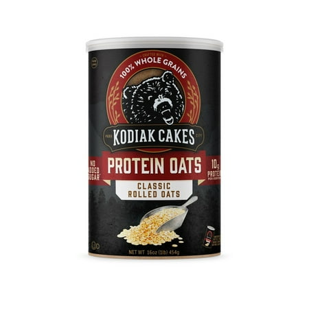Kodiak Cakes Classic Rolled Oats Oatmeal Canister -16oz (Pack of 2)