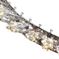 thumbnail image 5 of CWI Lighting A Mené un Lustre avec une Finition Nickel Polie, 5 of 5