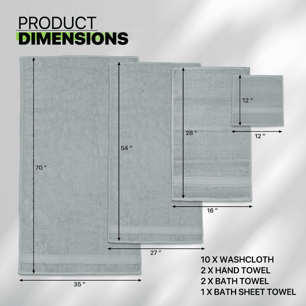 Oversized bath towel dimensions sale