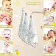 thumbnail image 5 of GZHJMY Baby Gauze Towels for Kids Soft Handkerchief Newborn 100% Cotton Dinosaur Freehand Absorbent 12x12 Inch 3 Pack, 5 of 7