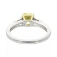 thumbnail image 2 of 925 Sterling Silver Certified Natural Yellow Sapphire Handmade Ring Engagemant Ring, 2 of 2