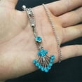 thumbnail image 2 of Body Chain Gorgeous Glamorous Belly Chain Adjustable Dangle Waist Chain with Navel Ring for Dancing Party Beach, 2 of 3