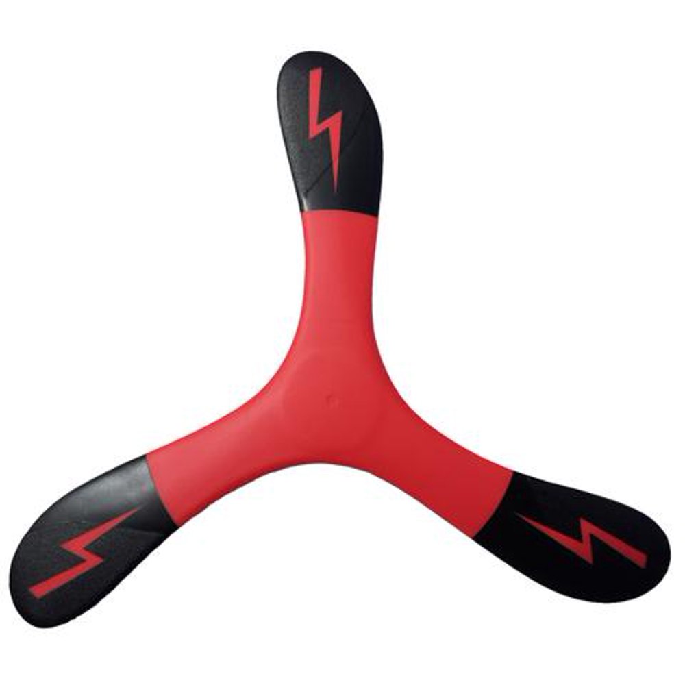 Red Lightning Bolt Boomerangs Great Fast Catch Boomerangs from