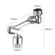 thumbnail image 5 of Aireadores extensores de grifo giratorio 1080 CHAO extensor de grifo de cocina con Filtro contra salpicaduras, 5 of 5