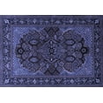 thumbnail image 1 of Ahgly Company Indoor Rectangle Persian Blue Traditional Area Rugs, 7' x 10', 1 of 4