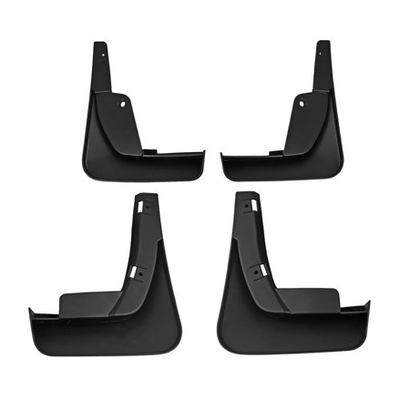 4x Car Mud Flaps, Mudguard Spare Parts Replaces, Front Rear Wheel Car Accessories Premium Mudflaps Automotive No Need Drilling Holes