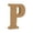 P, variant on EverydayNest Natural Wooden Letter Sign,10cm MDF Alphabet Block for DIY Crafts Wedding Birthday Party Home Decor,Blank Wood Stand
