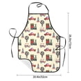 thumbnail image 2 of Disketp Retro Steampunk Vehicle1 Kitchen Apron with adjustable Aprons for Women with Pockets Cooking Powder Pink Apron, 2 of 7