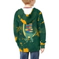 thumbnail image 2 of Chririnla Books Dinosaur Youth Zip Up Sweatshirt Long Sleeve with Pockets Lightweight Athletic Sportswear for School Gym Size 10-12, 2 of 7