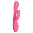 thumbnail image 4 of Evolved Love Is Back Bunny Kisses Rechargeable Silicone Rabbit Vibrator - Pink, 4 of 8