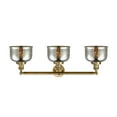 thumbnail image 5 of Innovations Lighting  Bell 3 Light 32" Bath Vanity Light Antique Brass/Seedy, 5 of 5