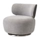 thumbnail image 2 of Silla giratoria tipo barril BLESIY moderna 360 grados gris, 2 of 8