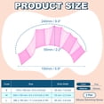 thumbnail image 2 of Guantes de Natación de Silicona Uxcell, Guantes con Membrana para Natación Tipo Rana, 9 x 6" & 2 Pares & Rosa, 2 of 6