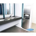 thumbnail image 6 of Choice Builder Solutions Bobrick B-165-1836 Contemporary Metal Wall Mirror | Glass Panel | Stainless Steel Framed Mirror Set Design | Mirrored Rectangle Hangs Vertical (18” x 36”), 6 of 8
