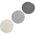 thumbnail image 4 of Potholders Set Trivets Set 100% Pure Cotton Thread Weave Hot Pot Holders Set, 4 of 4