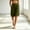 *Army Green, variant on Women's Linen Drawstring Wide Leg Cargo Shorts with Button and Pockets ,Solid Color Casual Summer Short Brown,Women's Plus S