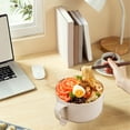 thumbnail image 2 of Tumotour Instant Bowl Instant Cup With Compartment Instant Bowl And Chopsticks Cutlery Set Instant Bucket For Student Dormitory, 2 of 6