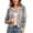 Light Gray, variant on 2026 Leopard Cardigan Womens Button Up Sweaters Long Sleeve Cheetah Print Cropped Cardigan Jackets