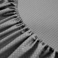 thumbnail image 4 of Nanshing Luxury Embossed 6-Piece Ultra Soft Sheet Set Light Grey - Queen, 4 of 5