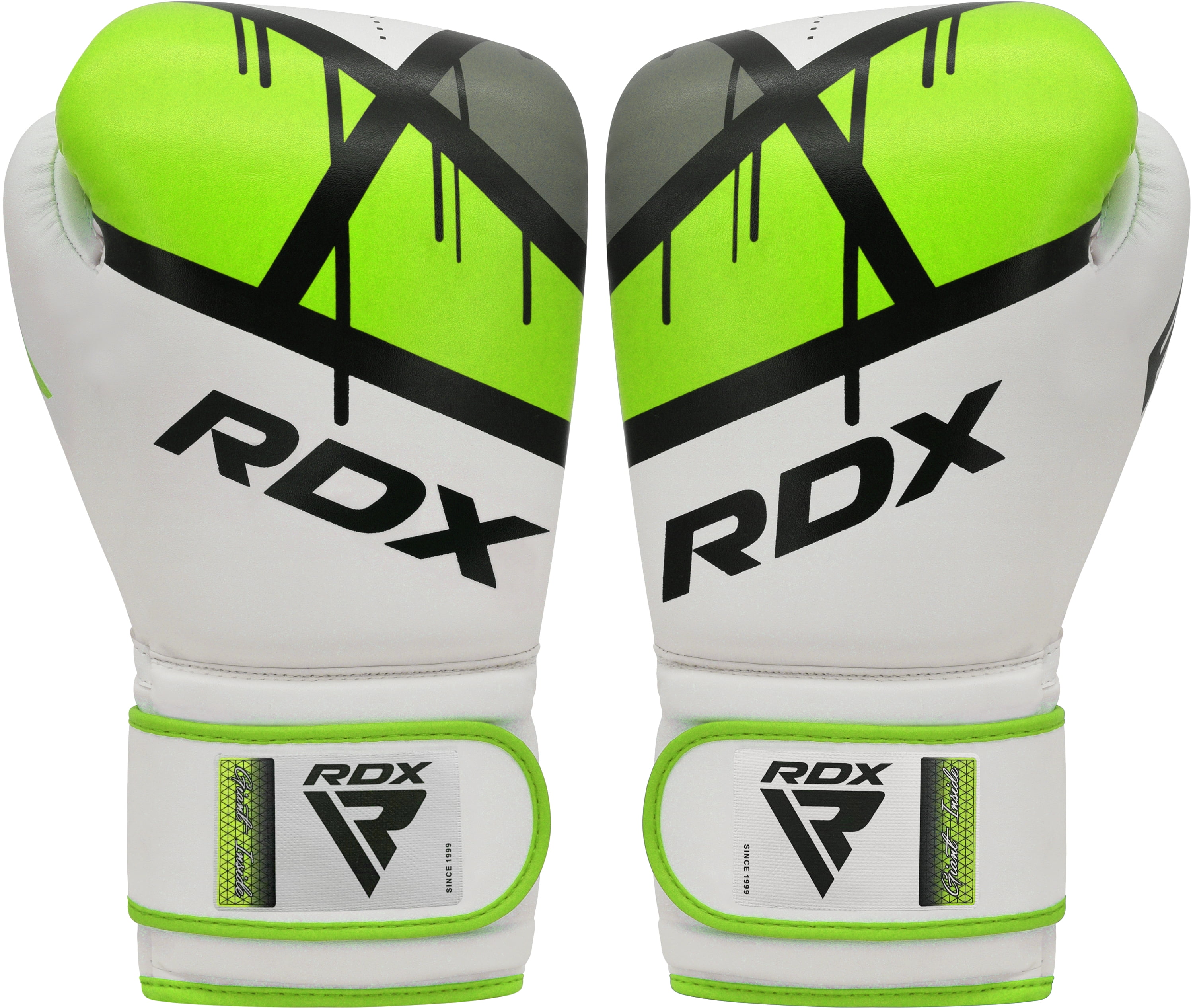 RDX Kids Boxing Gloves, 6oz Junior Training Mitts, Maya Hide Leather Ventilated Palm, Muay Thai Sparring MMA Kickboxing, Punch Bag Speed Ball Focus Pads Punching Workout, Youth Games Fun