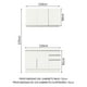 thumbnail image 3 of Cocina Integral Madesa Glamy Con Tarja 120 Cm Blanco 04 Madesa Glamy, 3 of 10