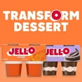 JellO Original Orange Jello Cups Gelatin Snack, 4 Ct Cups