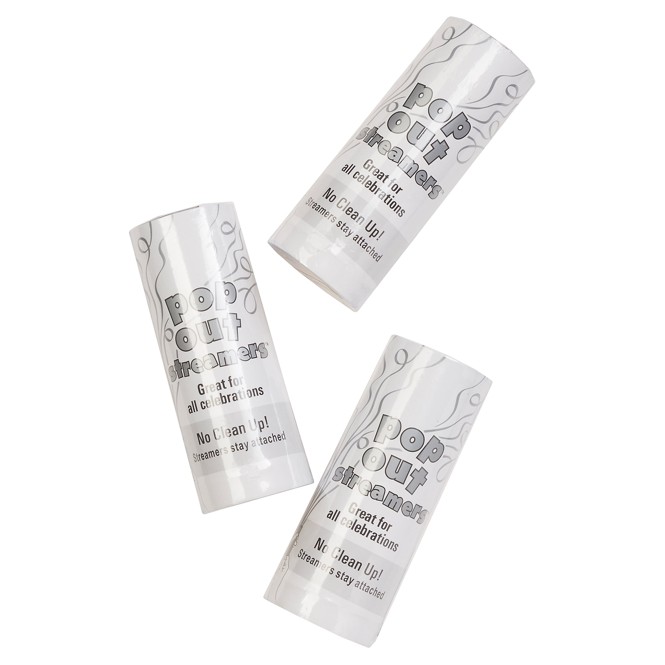 Pop Out Streamers 14/Pkg-Spring Loaded