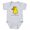 Heather Gray, variant on CafePress - Duck (Strait Forward) 6 Body Suit - Cute Infant Bodysuit Baby Romper - Size Newborn - 24 Months