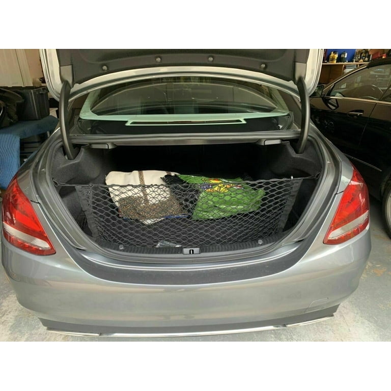 Red De Carga Tipo Malla Para Maletero Trasero De Mercedes-Benz Clase C 2008-2024 – Nueva Y Elástica