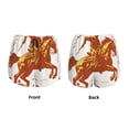 thumbnail image 3 of Daiia Vintage Cowboy On A Bronco Horse Pattern Women's 2 in 1 Running Shorts - Lightweight Athletic Workout Gym Yoga Shorts Liner with Phone Pockets-X-Large, 3 of 7