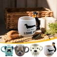 thumbnail image 6 of Sausage Dog Ceramic Mug for Coffee and Tea, Cute Dachshund Design Coffee Cup with Handle, Funny Dog Lover Gift, Dishwasher Safe Large Capacity Mug for Home Office Use, 6 of 6