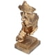 thumbnail image 5 of Esculturas de figuras de hombres abstractos, estatua de Keep Silence, estatua de pensador interesante, figuras de resina, adornos de diseño aerodinámico, 5 of 12