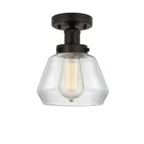 Innovations Lighting - Fulton - 1 Light Semi-Flush Mount In Industrial