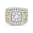 thumbnail image 2 of Diamond Princess 14kt Yellow Gold Round Diamond Bridal Wedding Ring Band Set 4 Cttw, 2 of 4