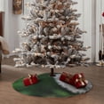 thumbnail image 4 of Xecao Dandelion Pattern Christmas Tree Skirt Round Xmas Tree Mat Base Cover for Holiday Home Decorations-30", 4 of 6