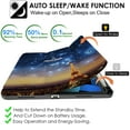 thumbnail image 5 of iPad Air 6 2024 11" Air 5 2022 Air 4 2020 10.9" [ Air 4th Air 5th 6th 11th ] A2316 A2324 A2325 Shock Absorbing Design with Dual Stand Pencil Holder Cover - Paris Night Print, 5 of 8