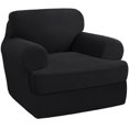 thumbnail image 1 of Stretch Couch Cushion Slipcovers Replacement Simple Solid Color All-Inclusive Cushion Sofa Cover Gift for Families Friends, 1 of 7