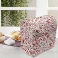 thumbnail image 3 of Valentines Stand Mixer Cover, Red and White Pattern with Sketchy Hearts Dots Arrows Romance and Love Theme, Kitchen Appliance Organizer Bag Cover with Pockets, 5 Quarts, Scarlet White, by Ambesonne, 3 of 4