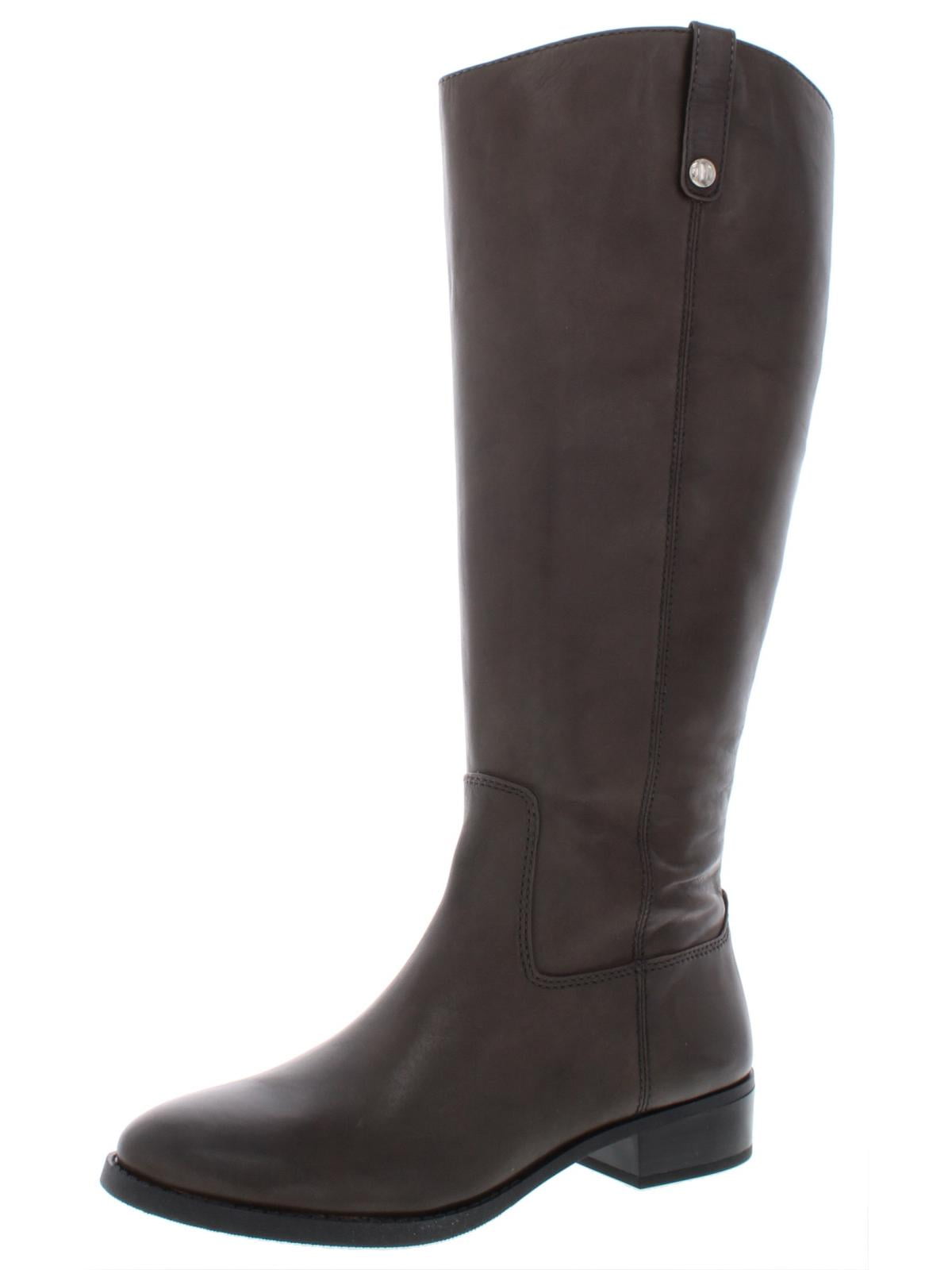 INC Womens Fawne Wide Calf Leather Riding Boots