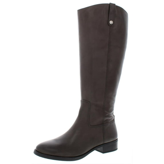 INC Womens Fawne Wide Calf Leather Riding Boots Brown 10 Medium (B,M)