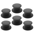 thumbnail image 1 of CRILSTYLEO 6Ud Pomos Para De Olla Revestimiento Silicona Antidesgaste Y Cómodos Color Negro, 1 of 8