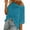 Sky Blue, variant on Oplxuo Womens Summer Scoop Neck Short Sleeve Sweater Casual Crochet Hollow Out Knit Tops Pullover Shirts Beach Coverup