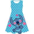 thumbnail image 1 of MINISO Robe de Princesse Disney Stitch Robe d'Anniversaire pour Enfants Robe de Princesse pour Filles Tenue de Fête d'Anniversaire Tendance, 1 of 6