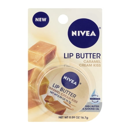 Nivea Caramel Cream Kiss Lip Butter Shea Butter & Almond Oil