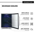 thumbnail image 3 of Edgestar Cbr1502sg 24" Wide 142 Can Built-In Beverage Cooler - Stainless Steel, 3 of 7