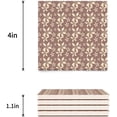 thumbnail image 3 of POGLIP Retro Flowers Set of 6 Coaster for Drinks, Absorbent Ceramic Stone Coasters Cup Mat with Cork Base for Home Kitchen Room Coffee Table Bar Decor, 3 of 4
