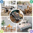thumbnail image 4 of Rectangle Table Cover Happy Halloween Boo Pumpkin Ghost Bat Tablecloth,Decor Foldable Table Cloths for Picnic Graduation Halloween Fall Thanksgiving Christmas, 4 of 5