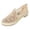 Gold, variant on Women's Flat Loafers Dressy Lightweight Rhinestone Pearl Elegant Casual Ballet Shoes Round Toe Moccasins Driving Shoes Gold Size 7.5